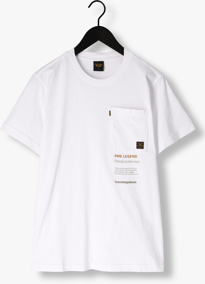 PME LEGEND ecru pme legend t-shirt short sleeve r-neck play single jersey