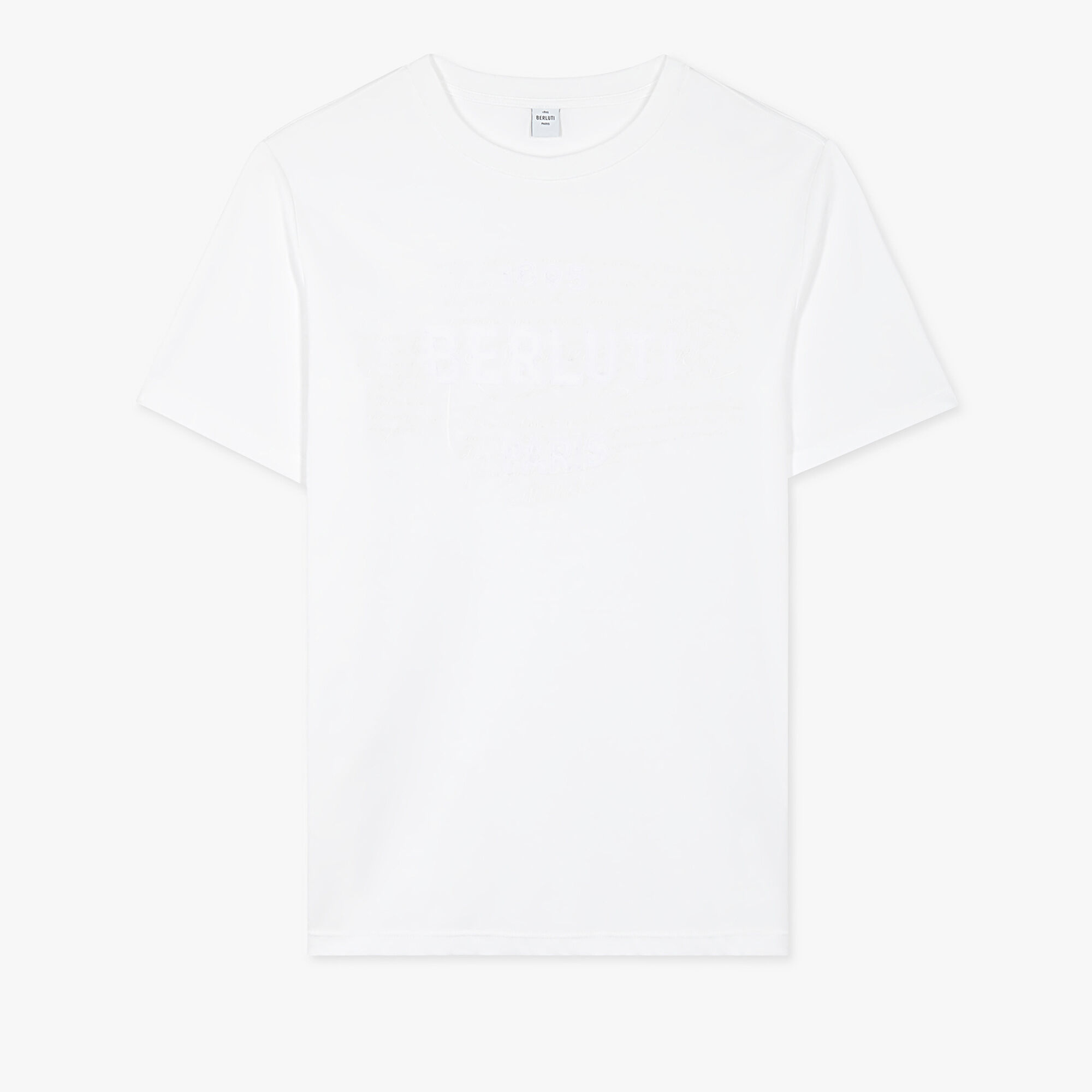 T-Shirt À Logo Et Broderie Scritto
