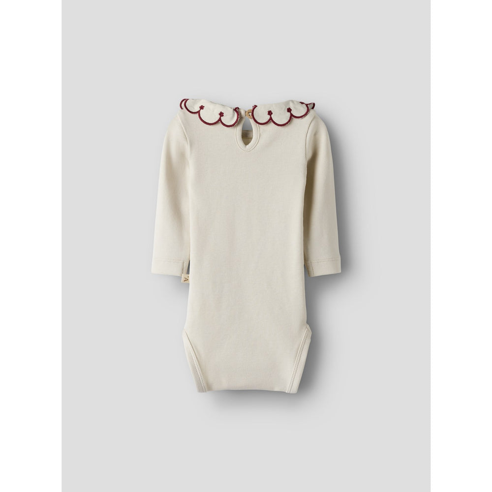 Køb Lil'Atelier Turtledove Red Dahlia Nbffundo Lus Ls Slim Body Lil