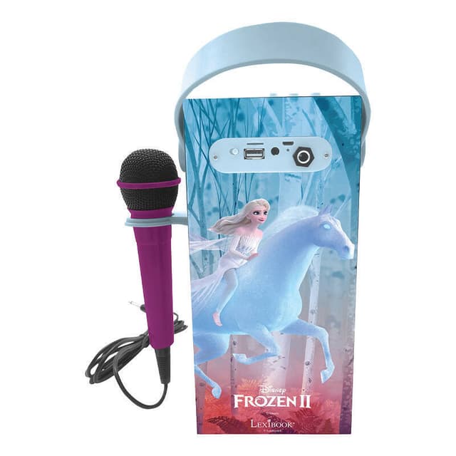 Bærbar højttaler med mikrofon Frozen Lexibook