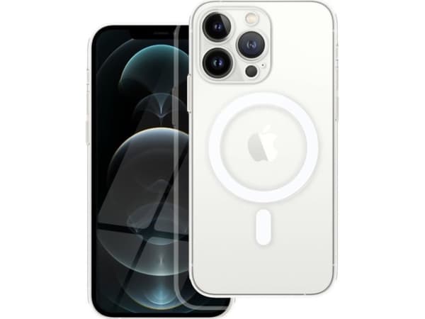 OEM CLEAR MAG COVER-deksel med kamerabeskyttelse, kompatibel med MagSafe for IPHONE 12 Pro transparent