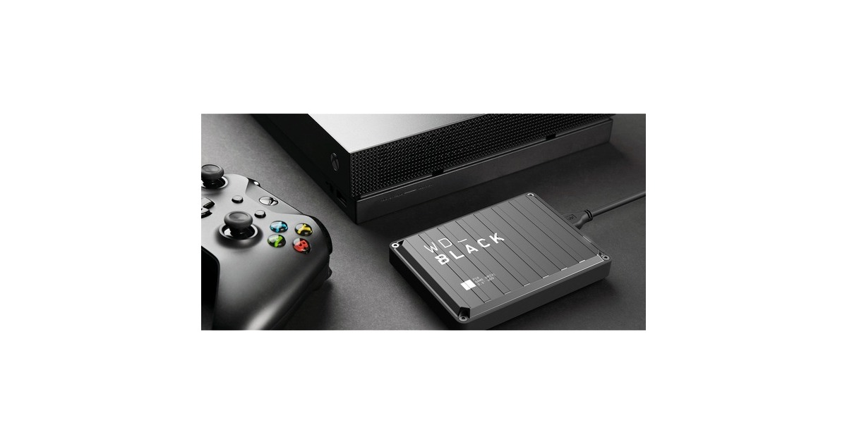 WDBlack P10 Game Drive, 5 TB externe harde schijf  (Zwart, WDBA3A0050BBK-WESN, USB 3.2 Gen 1)