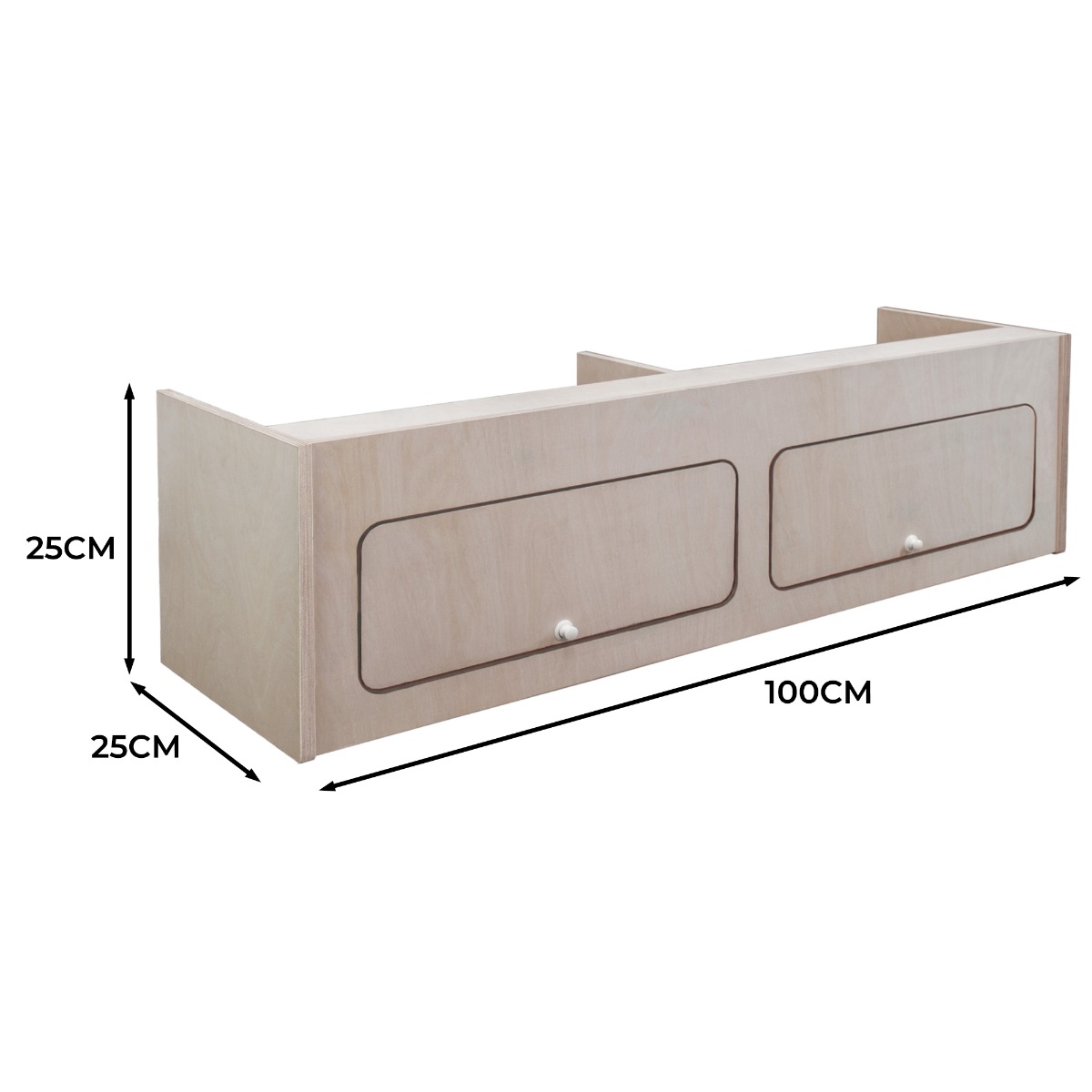 Monster Shop DIY 100x25 camperbus bovenkasten