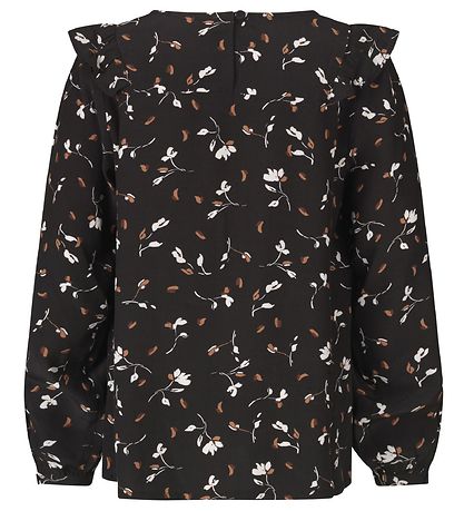 Rosemunde Skjortebluse - Blåck Day Flower Print