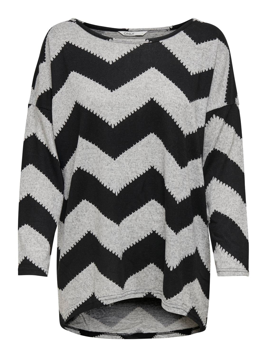 ONLELCOS Top Light Grey Melange