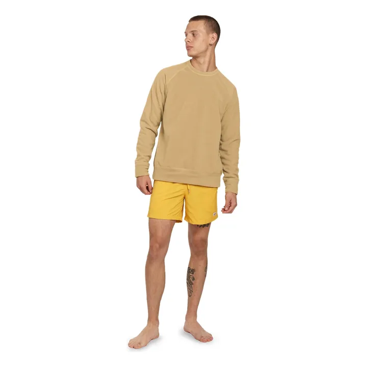 Bather Short de Bain Solid Fibres Recyclées | Jaune tournesol