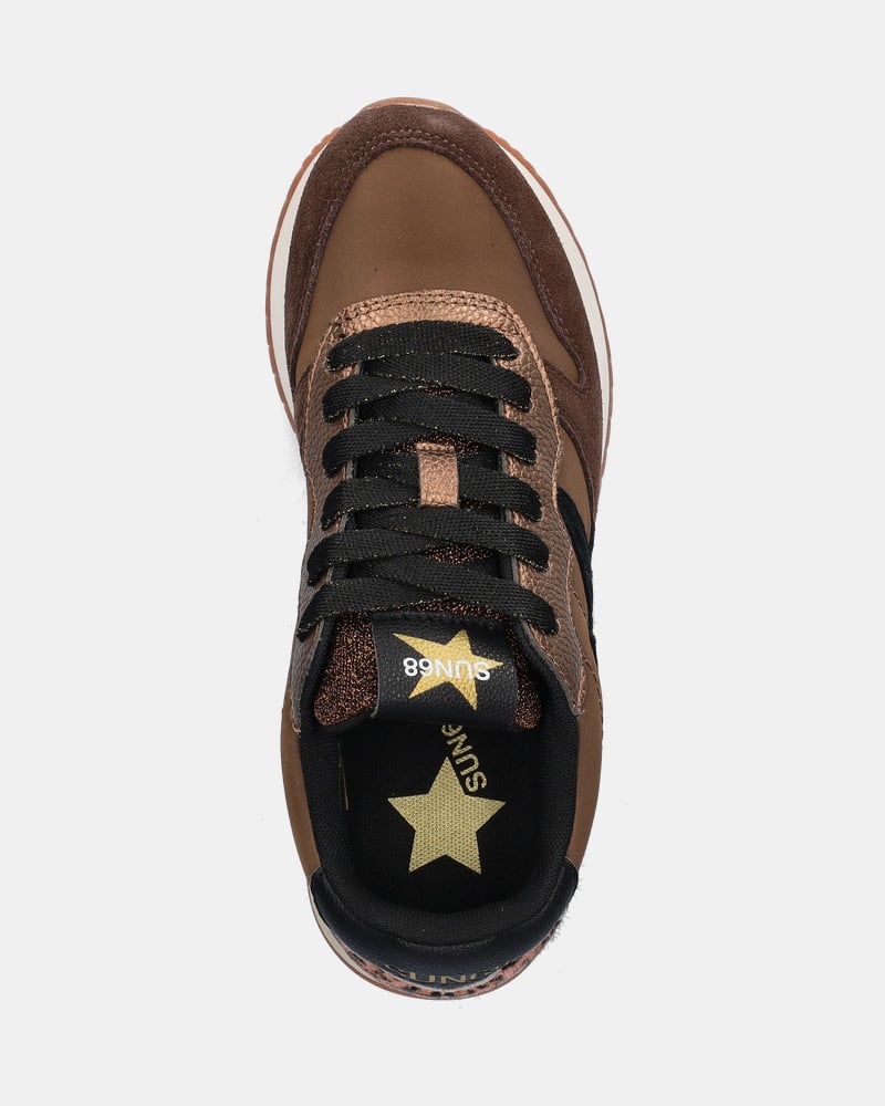Sun 68 Stargirl Animal Lage sneakers  - cognac