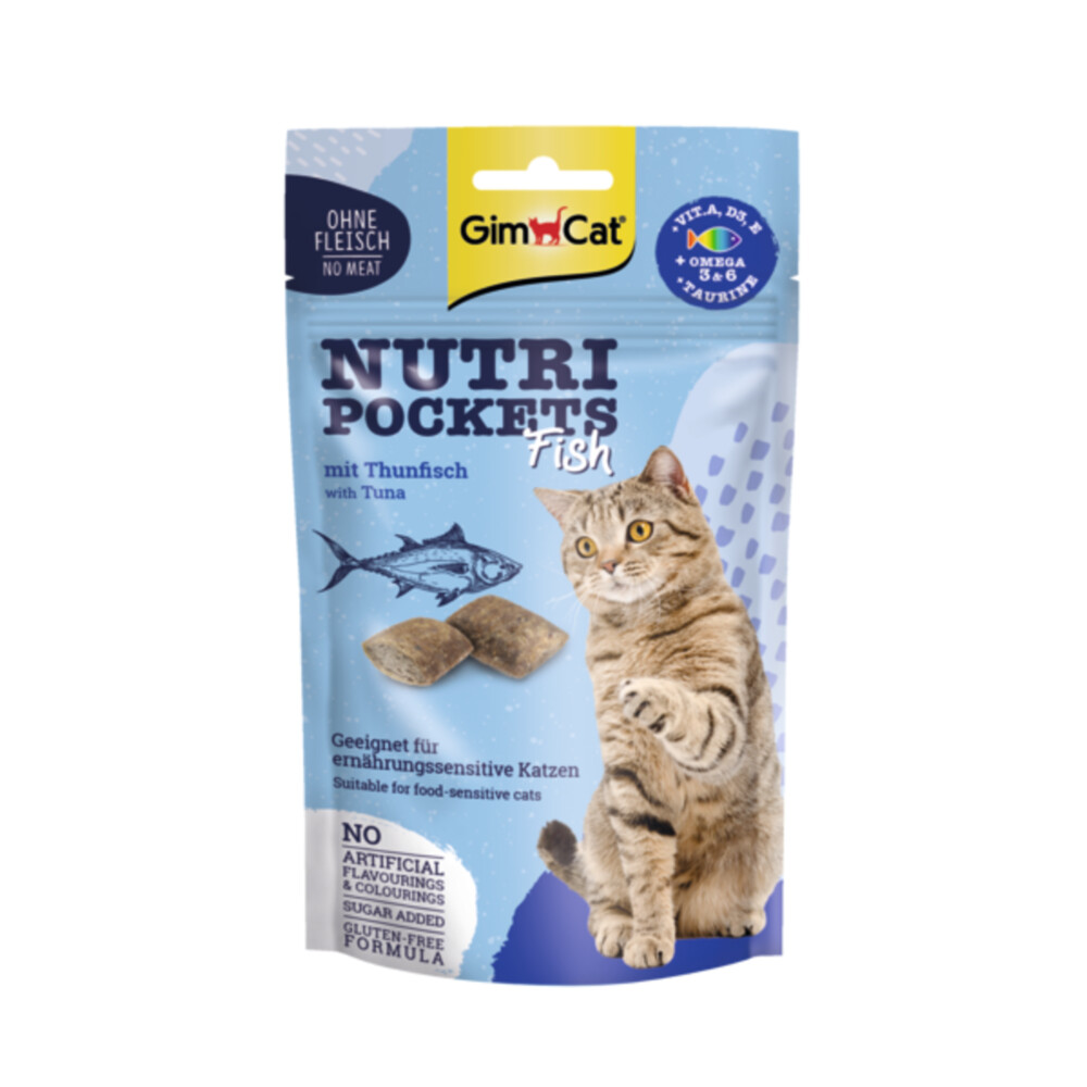 GimCat Nutri Pockets Vis met Tonijn60 gr
