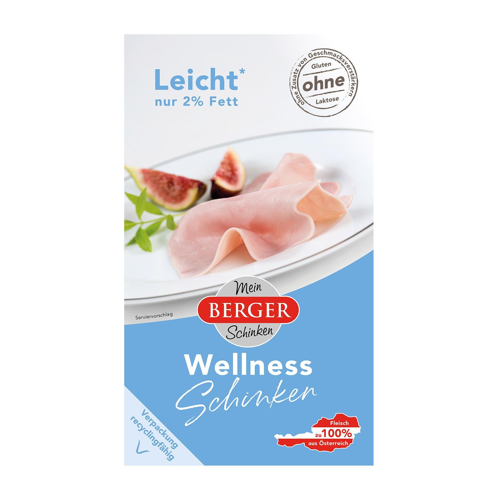 Berger Wellness Schinken Geschnitten