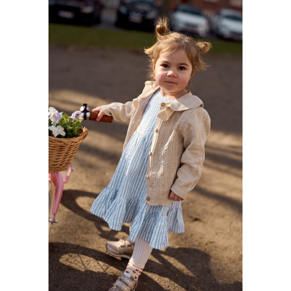 Køb THE NEW Siblings X Luksusbaby Blue Fog Striped Ojo Dress