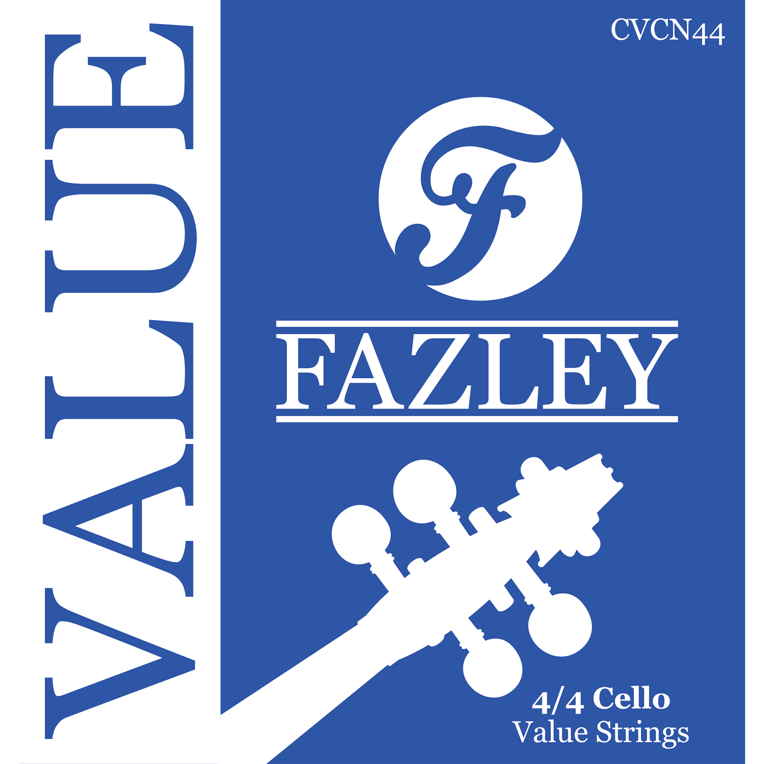Fazley CVCN44 Value Cello Strings medium tension snarenset voor 4/4-formaat cello