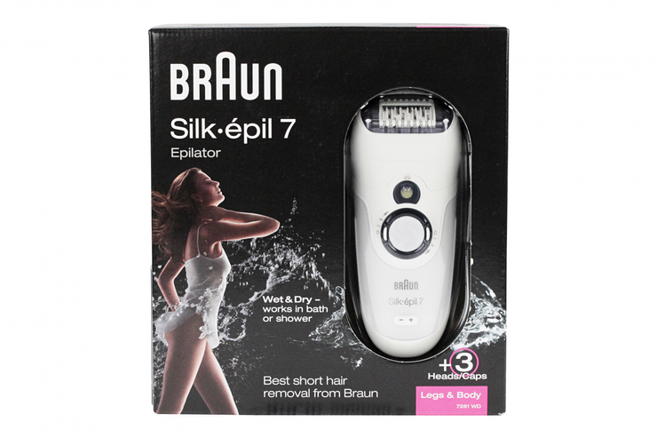 Silk Epil 7 épilateur électrique 7281D corps et jambes