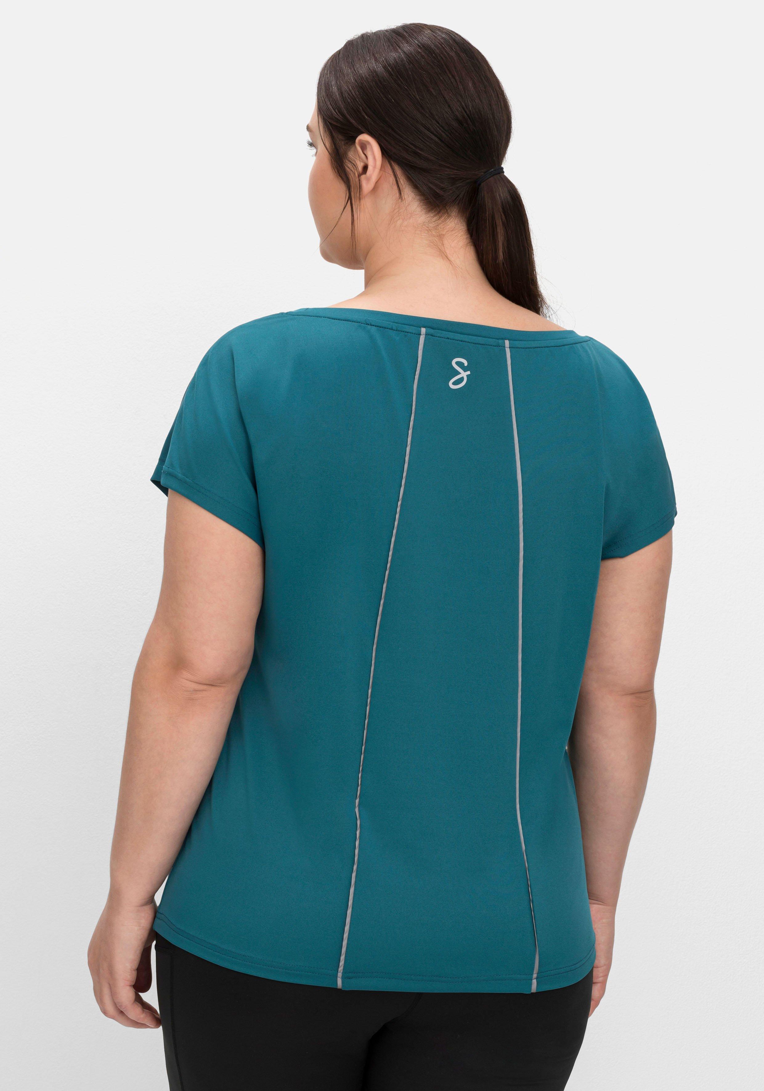 Funktionsshirt in Oversized-Form mit Frontprint