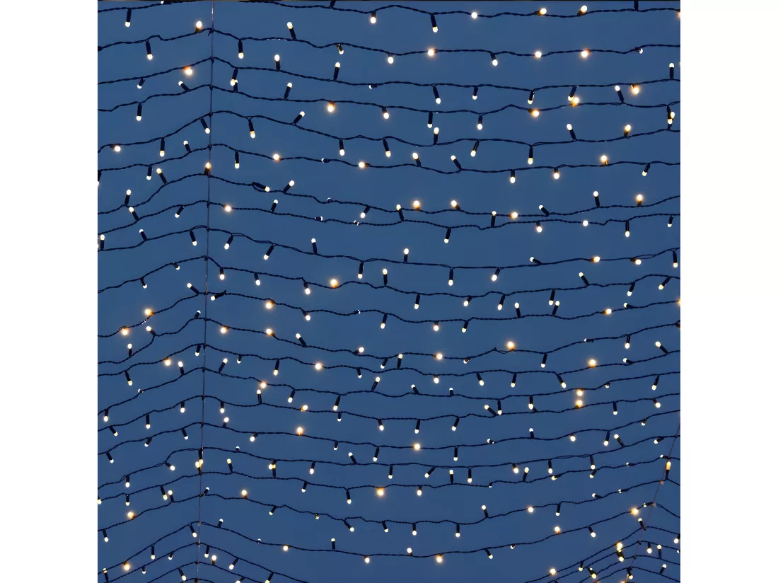 Guirlande lumineuse solaire YOGY Noir Plastique 16.3M