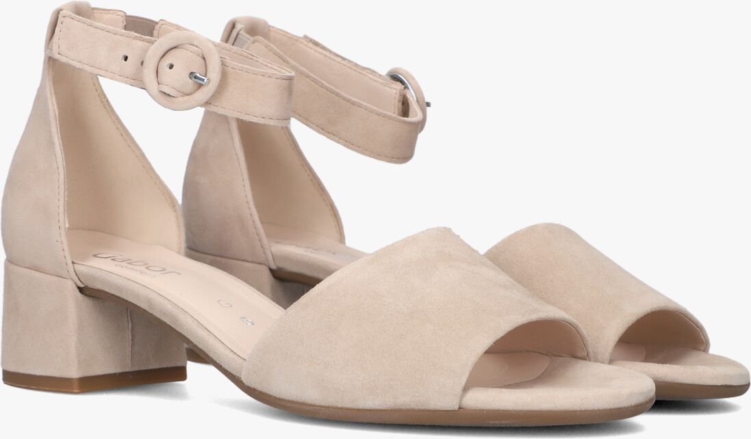 beige gabor sandalen met hak 902