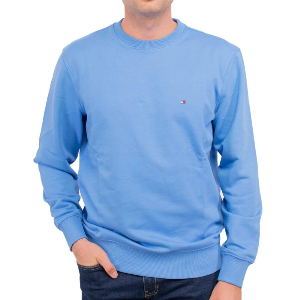 Tommy Hilfiger Sweat Bleu Homme Tommy Hilfiger Essential Terry