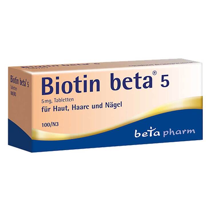 Biotin beta 5 Tabletten, 100 St
