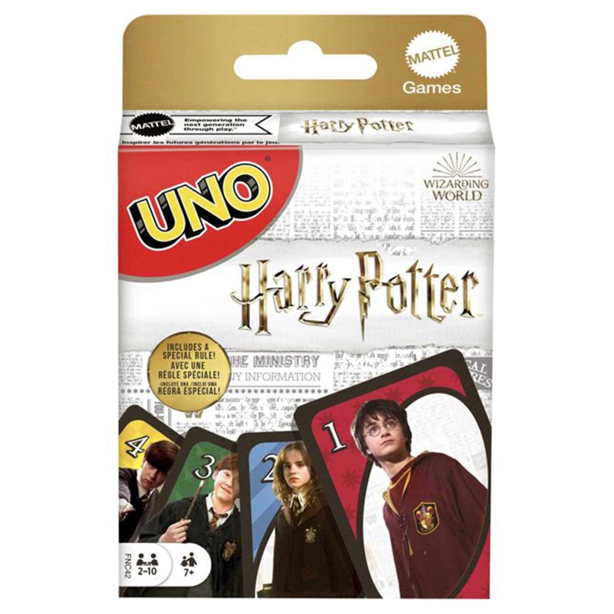 Mattel - UNO - Harry Potter Kartenspiel Gesellschaftsspiel