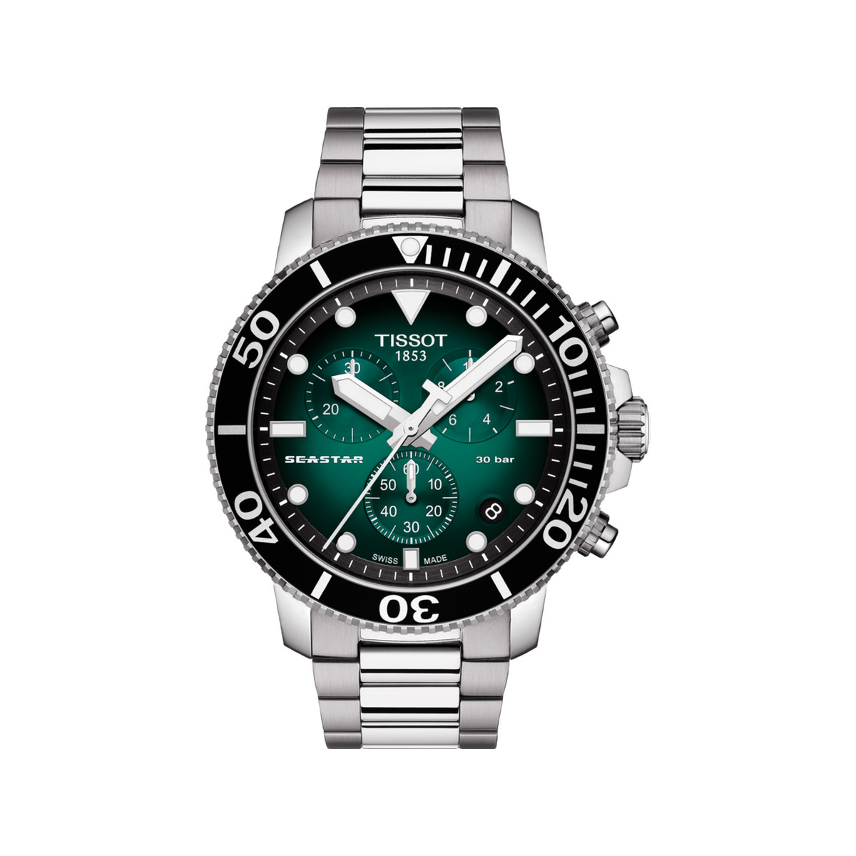 Montre Tissot homme chronographe acier