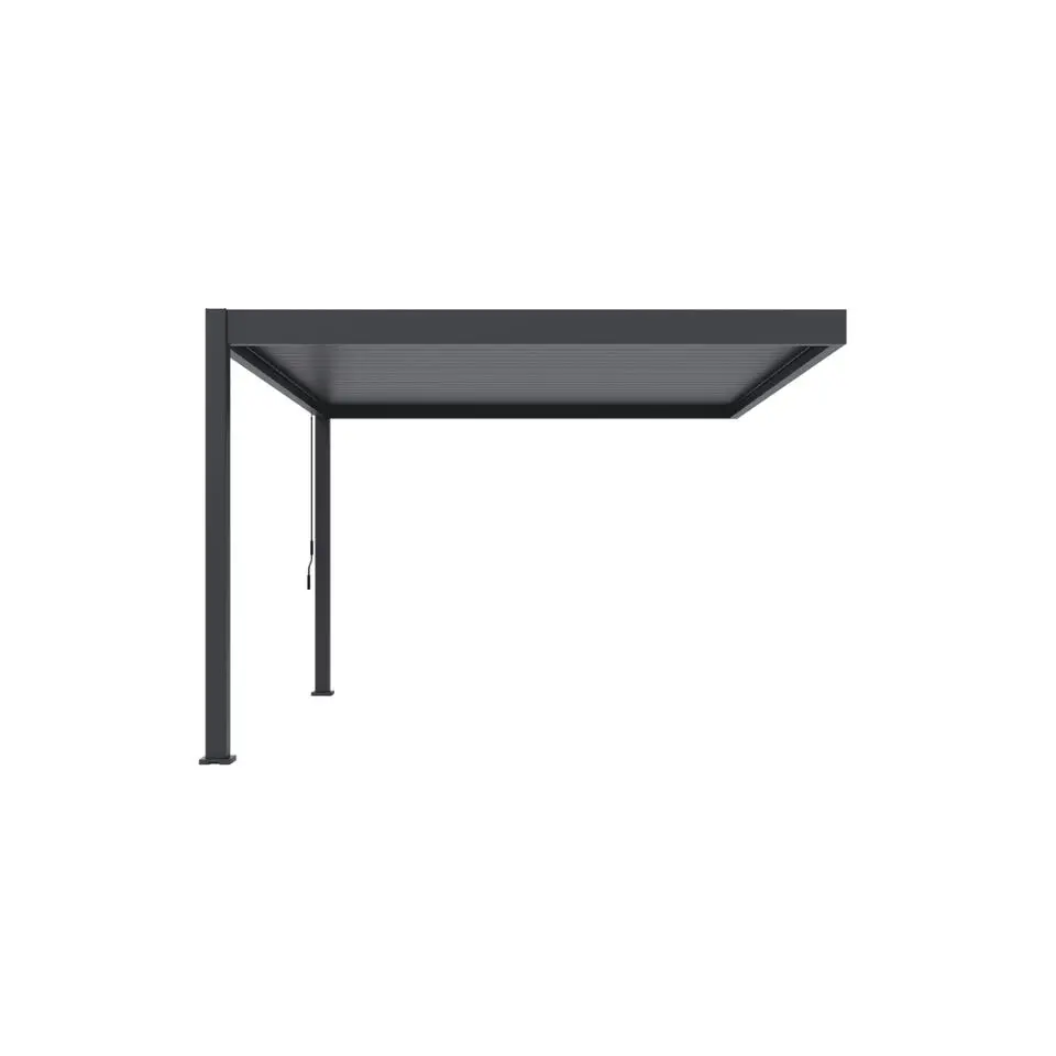 Orion Deluxe overkapping muur 300 x 360 cm antraciet