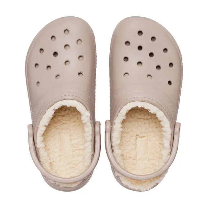 Crocs Classic Fuzz Lined Clog Instappers Senior