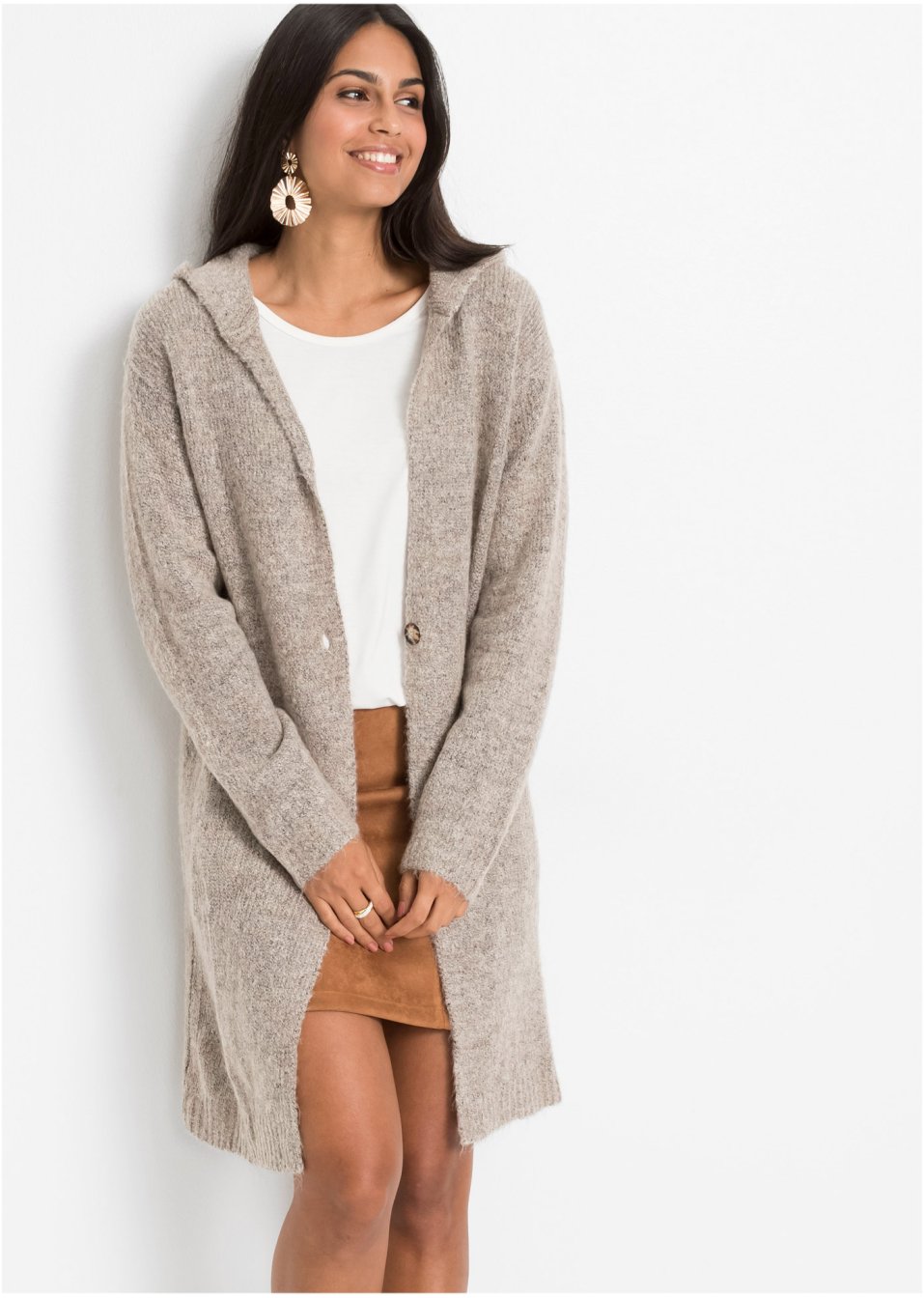 Gilet long en maille