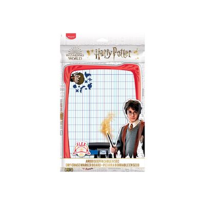 Maped Harry Potter - Kit ardoise blanche incassable - avec feutre et effaceur - double face - 280 x 210 mm