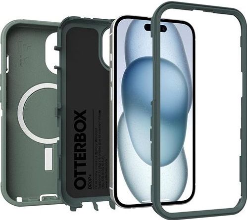 OtterBox - Defender Series MagSafe - Beschermhoes - Groen - Schokbestendig