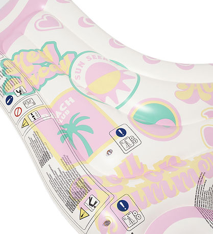SunnyLife Schwimmmatratze - 160x150 cm - Summer Sorbet Multi