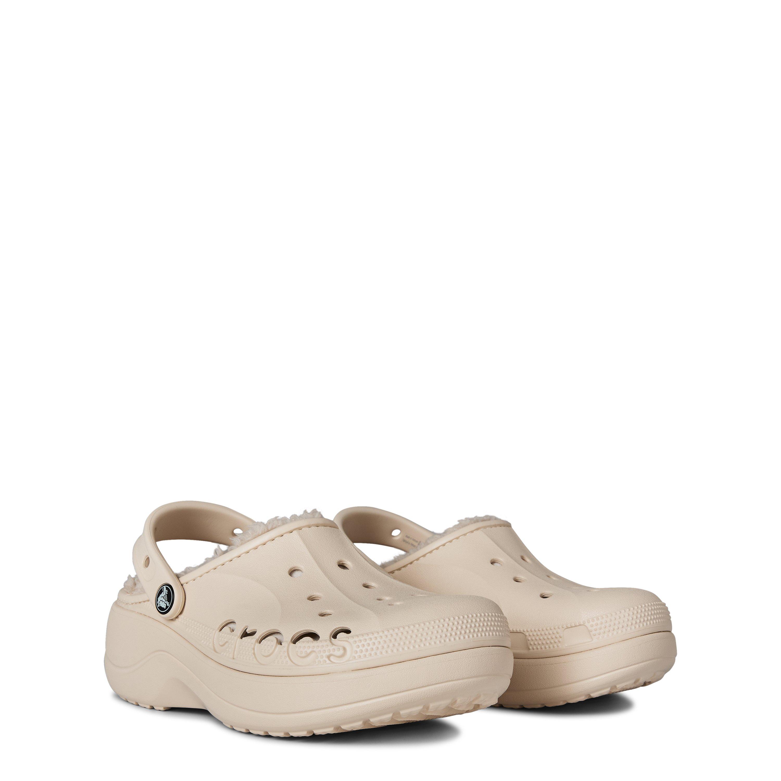 Crocs Classic Lined Platform Clogs Womens