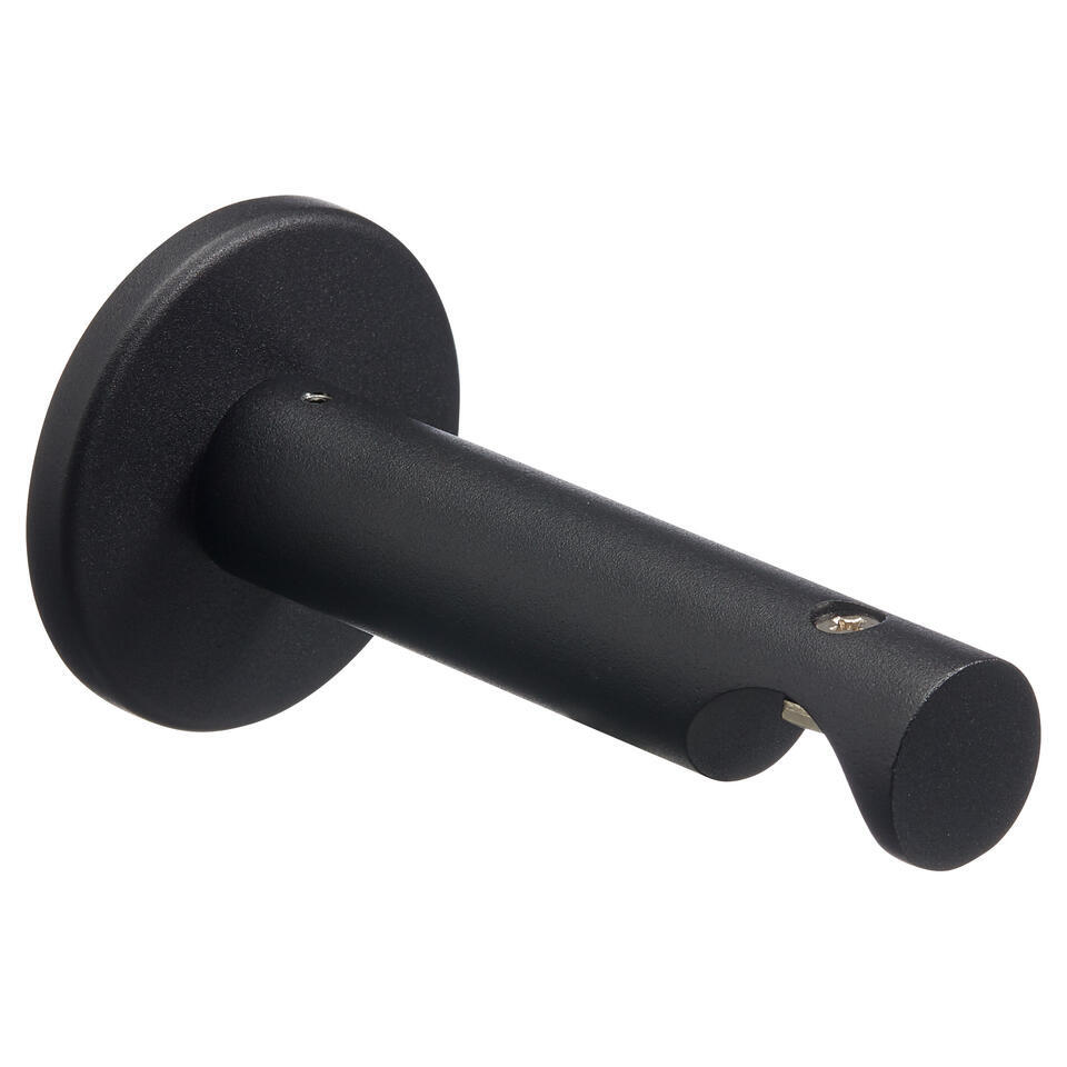Wandsteun 28mm Zwart - 10 cm