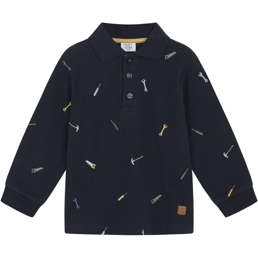 Køb Hust & Claire Navy Mini Stevie Sweatshirt