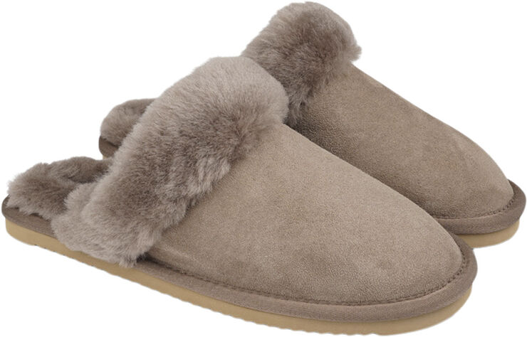 Lovelies GOSSA - SHEARLING SLIPPERS Walnut