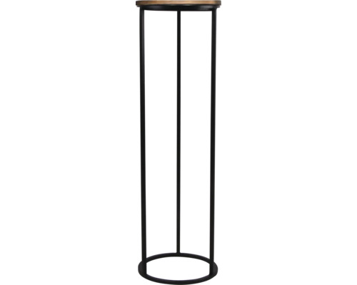 Decoratieve tafelplantenstandaard Lafiora metaal H 60 cm zwart