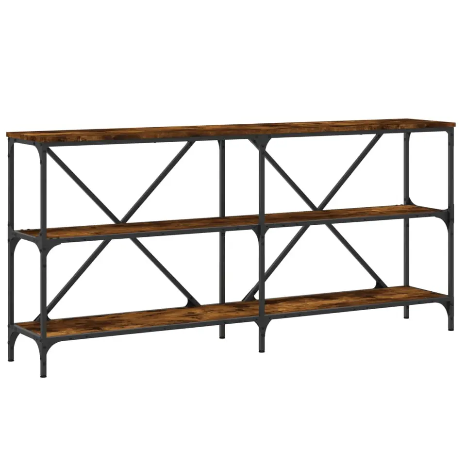 vidaXL - Wandtafel - Bruin - Bewerkt hout