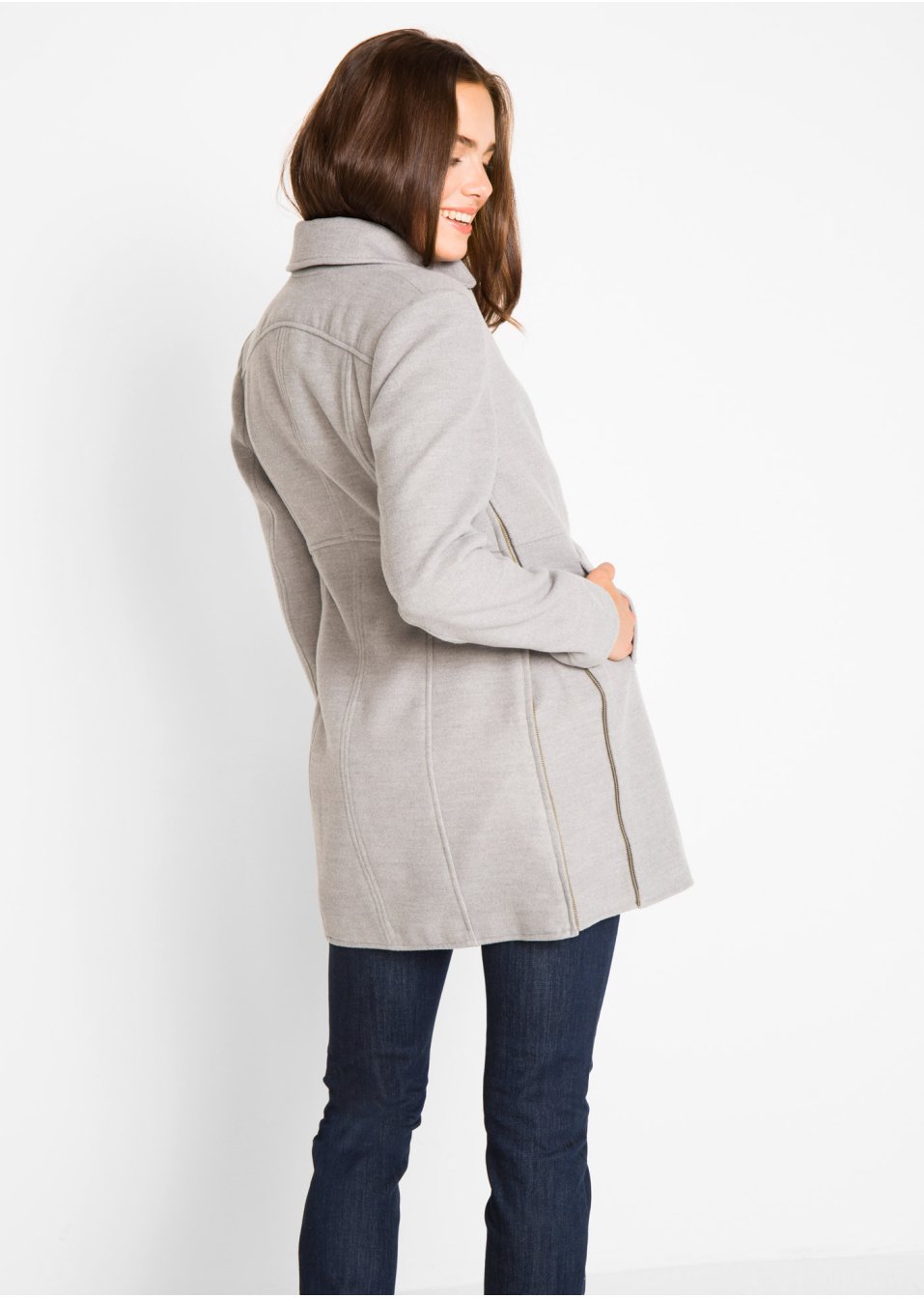 Veste longue de grossesse et de portage
