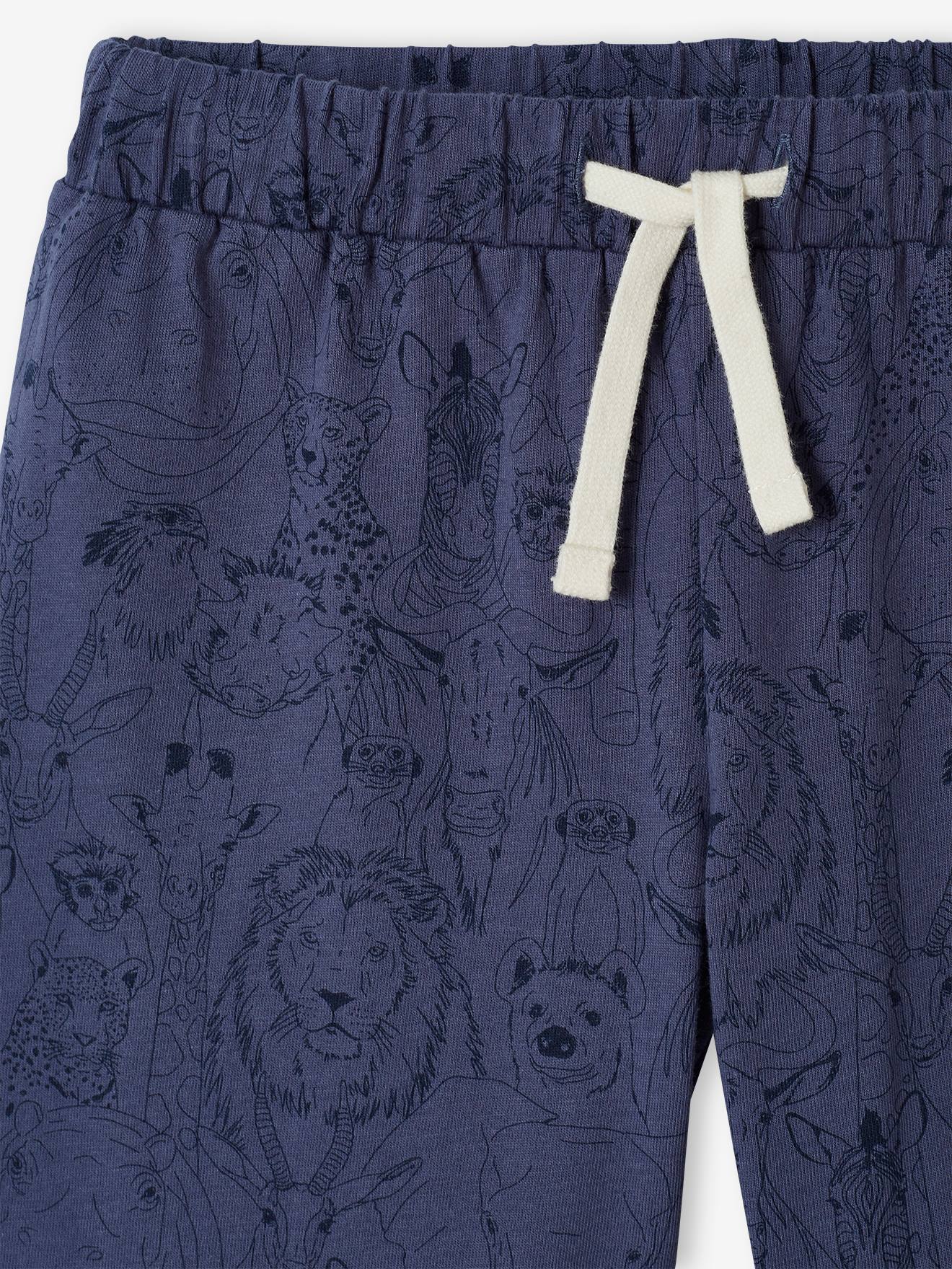 Conjunto de 2 shorts de pijama azul-marinho para meninos