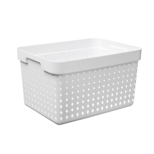 Seoul basket L, Wit