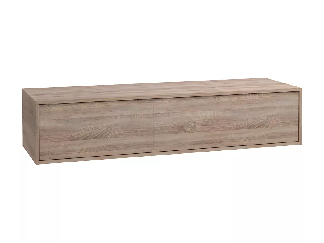 Meuble sous vasque suspendu - Coloris naturel clair - L150 cm - ISAURE II