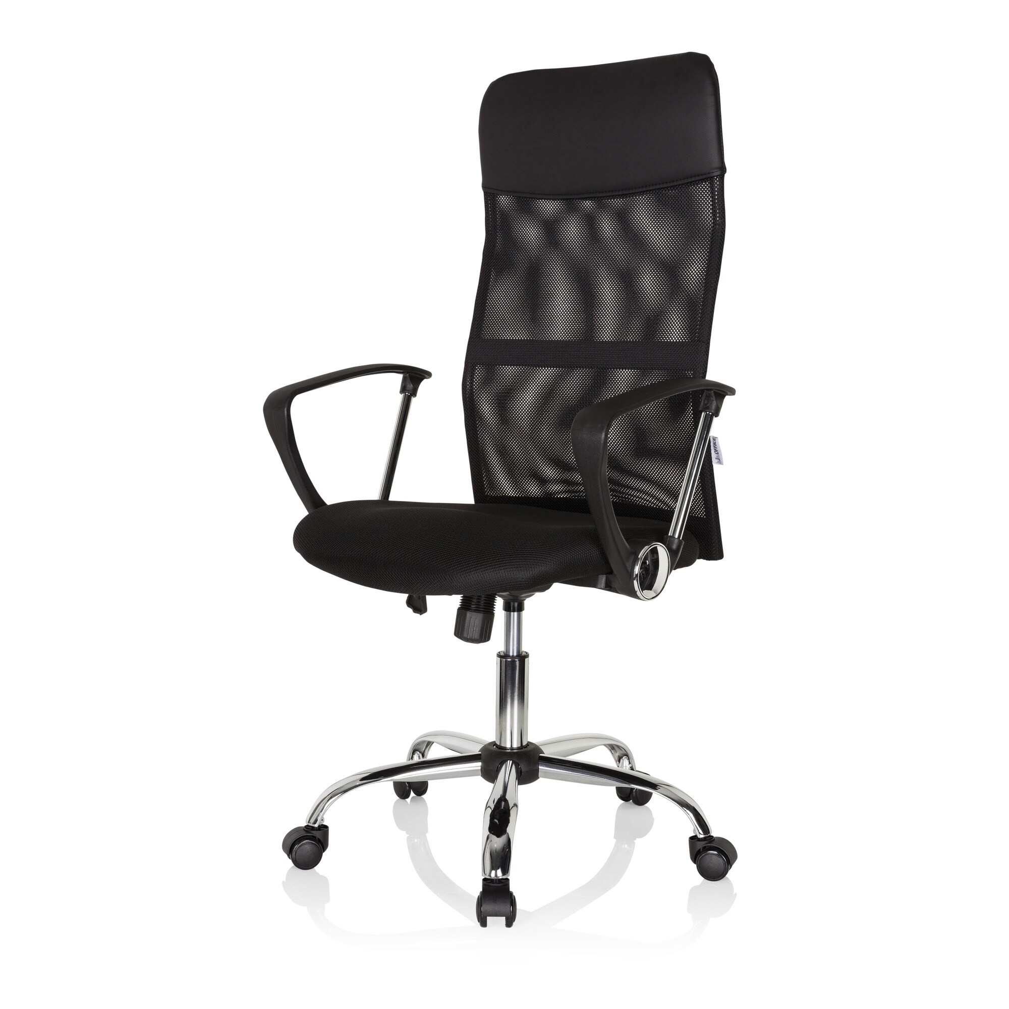 Home Office Chefsessel PURE NET Kunstleder/Netzstoff mit Armlehnen hjh OFFICE