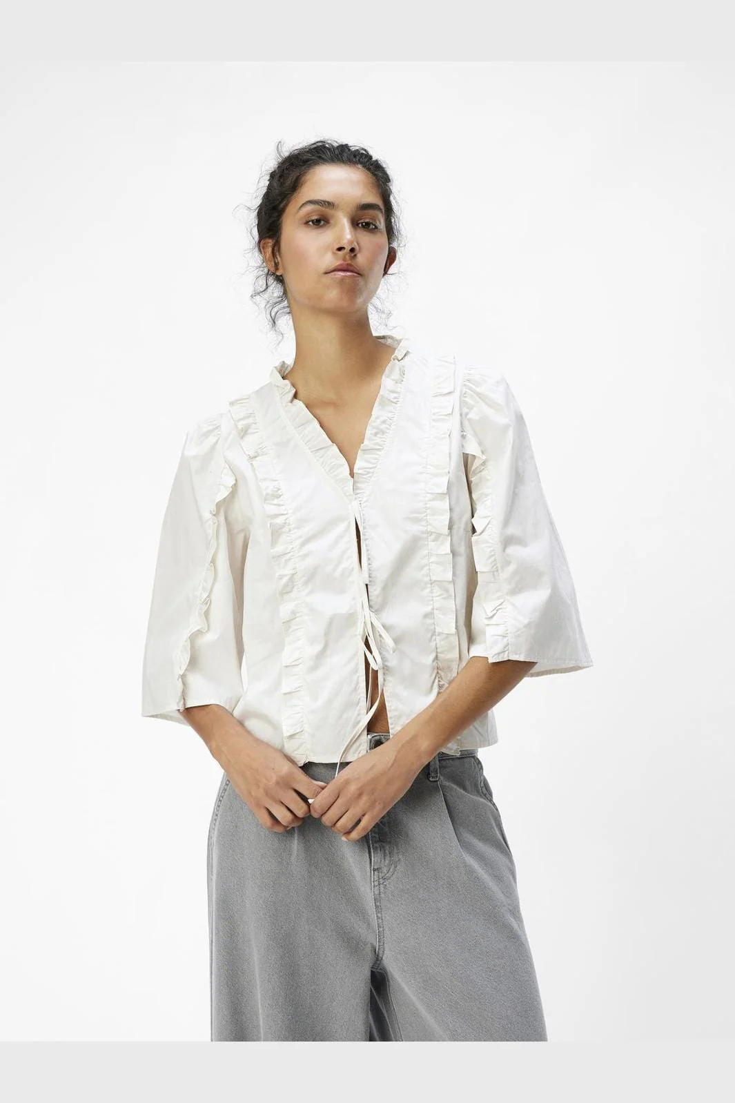 Object Objhope Re 3/4 Tie Top 4777014 white sand