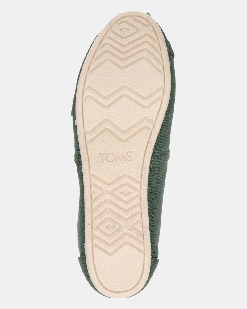 Toms Alpargata Instapschoenen  - groen