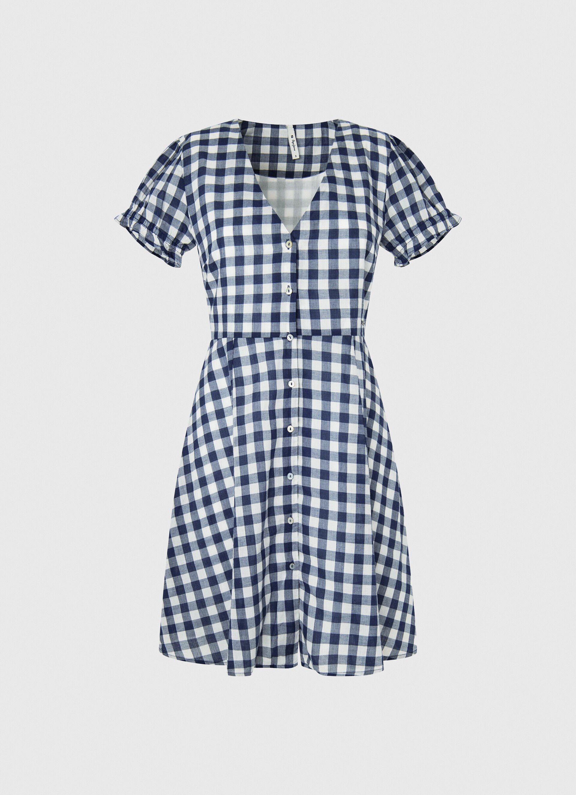 VESTIDO ESTAMPADO XADREZ VICHÊ - multicolorido