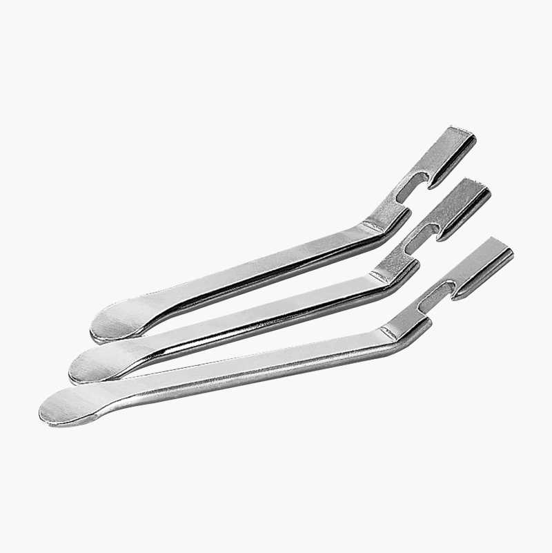Dekkavtaker metall, 3 stk.