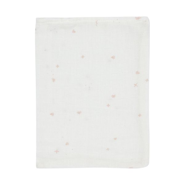 Jollein Twinkling Washandje - 3 Pack - 15 x 20 cm - Hydrofiel - Wild Rose
