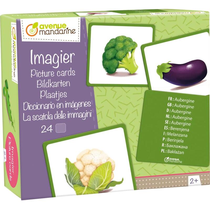 Imagier, Légumes - Multicolore