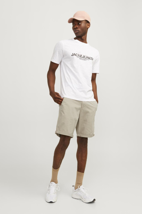 Jack & Jones beige heren korte broek