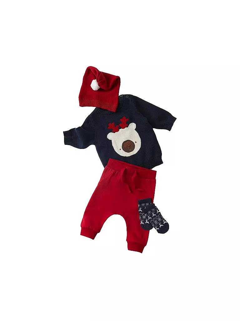 NAME IT Baby Pullover NBMRUJUL dunkelblau