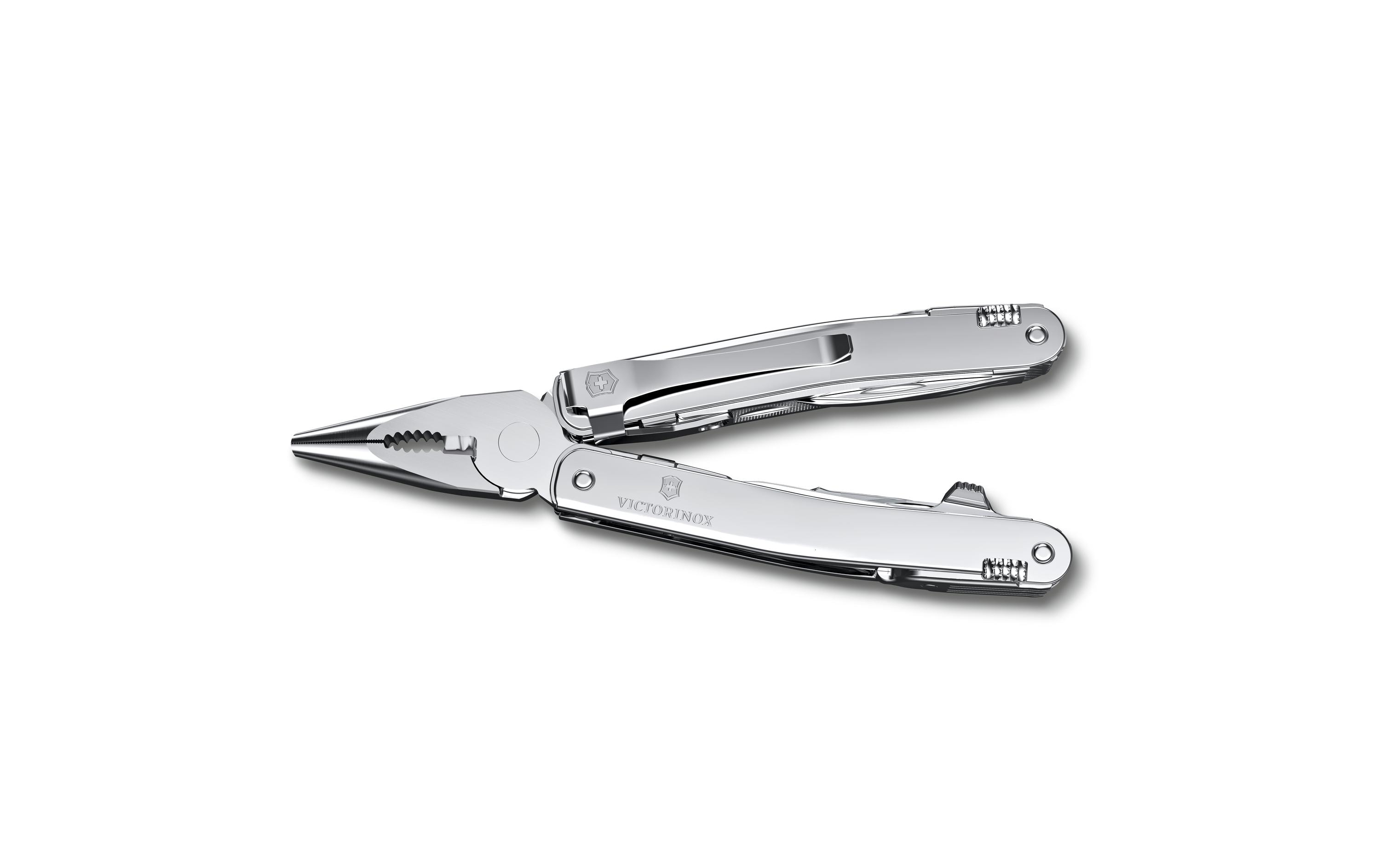 SwissTool Spirit MX Clip Silver Blister<br>Schweizer Offiziersmesser
