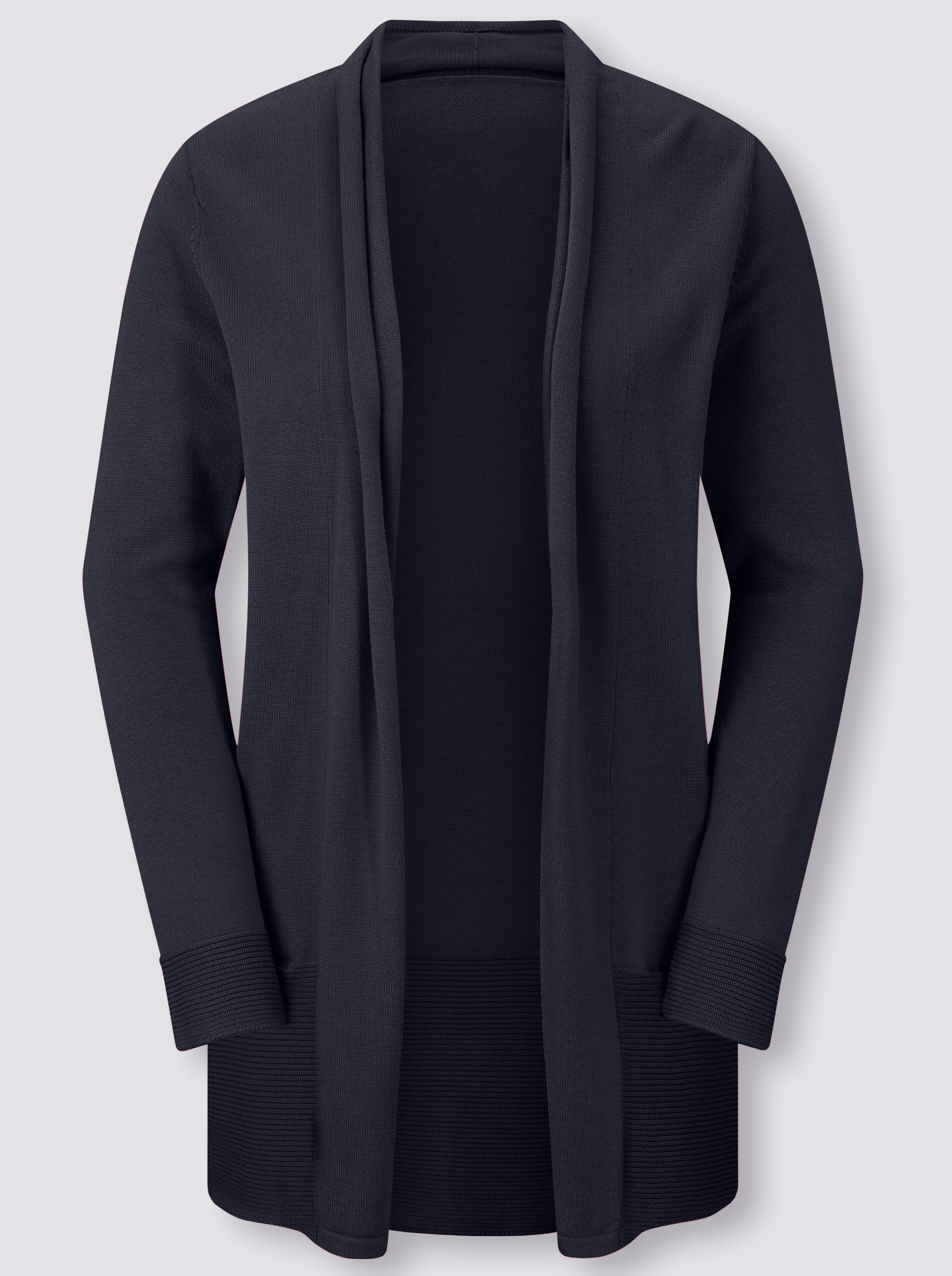 Longstrickjacke